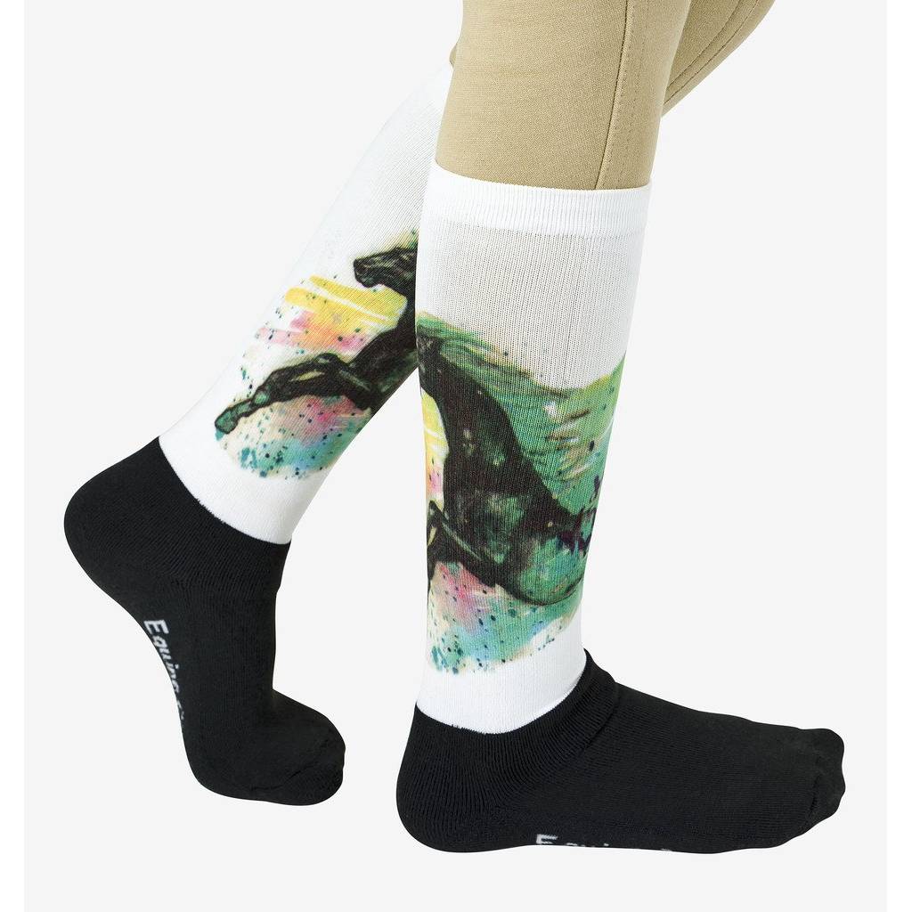 Equine Couture Kids Over The Calf Boot Socks