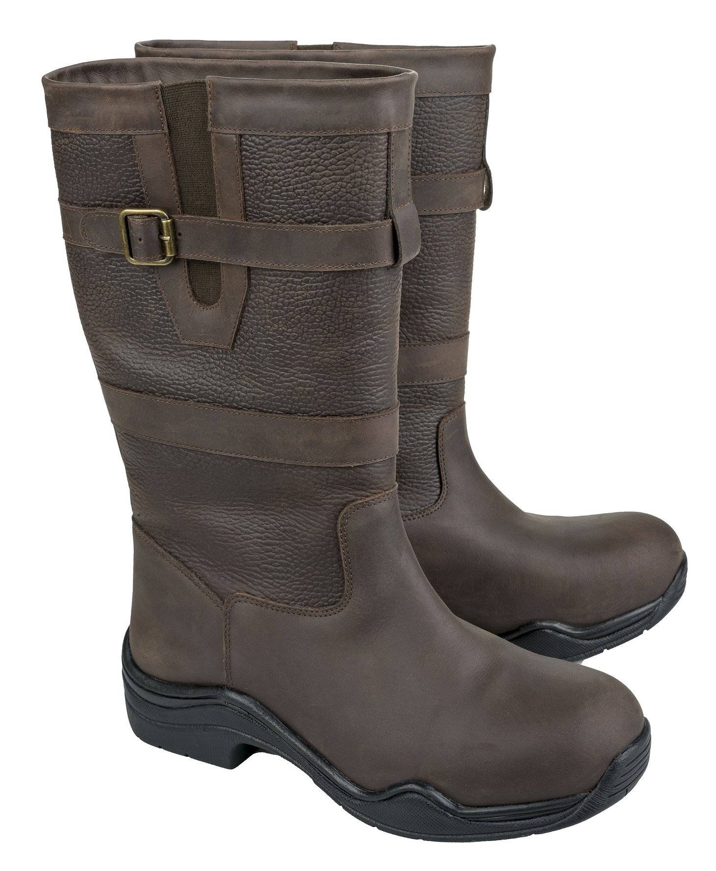 Ladies Bullboxer Wellington Waterproof Riding Country Boot Calf High Sizes 4-8 