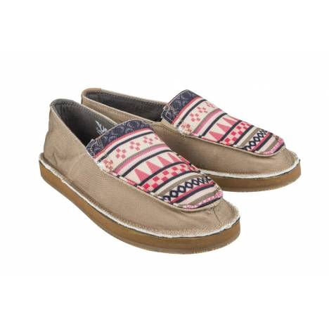 TuffRider Ladies Slip-On Canvas Graphix Shoes