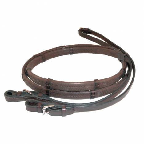 Nunn Finer Buckle End Fine Pimple Rubber Reins