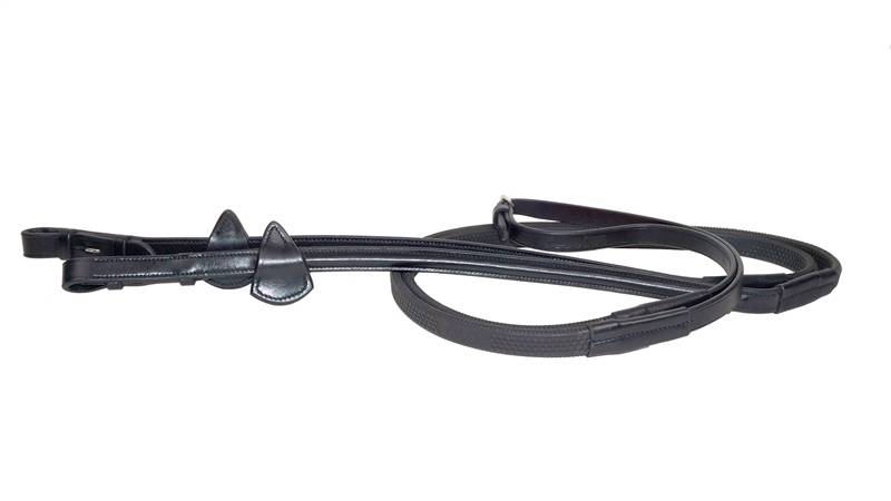 4-296774 Nunn Finer Buckle End Large Pimple Rubber Reins sku 4-296774