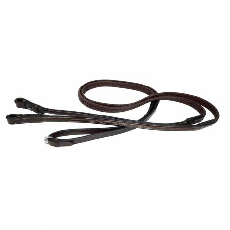 Nunn Finer Bella Donna Square Raised Fancy Stitched Soft Grip Reins