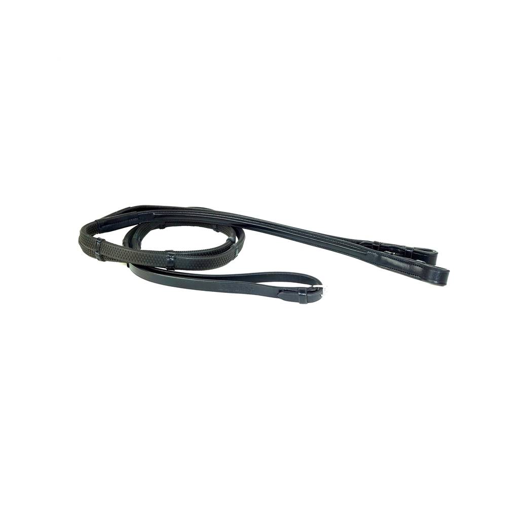 Nunn Finer Buckle End Large Pimple Rubber Reins