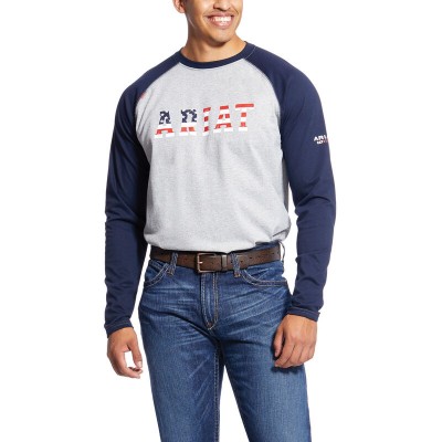 Ariat Mens FR Baseball Logo T-Shirt
