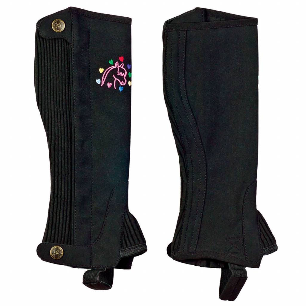 Ovation Kids Horse N Heart Half Chaps