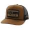 Cactus Ropes CR79 5-Panel Trucker Cap with Tan/Black Rectangle Patch
