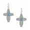 Montana Silversmiths Royal Western Opal Cross Earrings