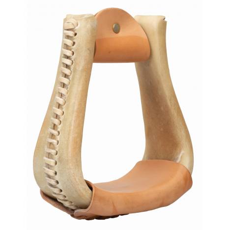 Weaver Natural Rawhide CoveredStirrups