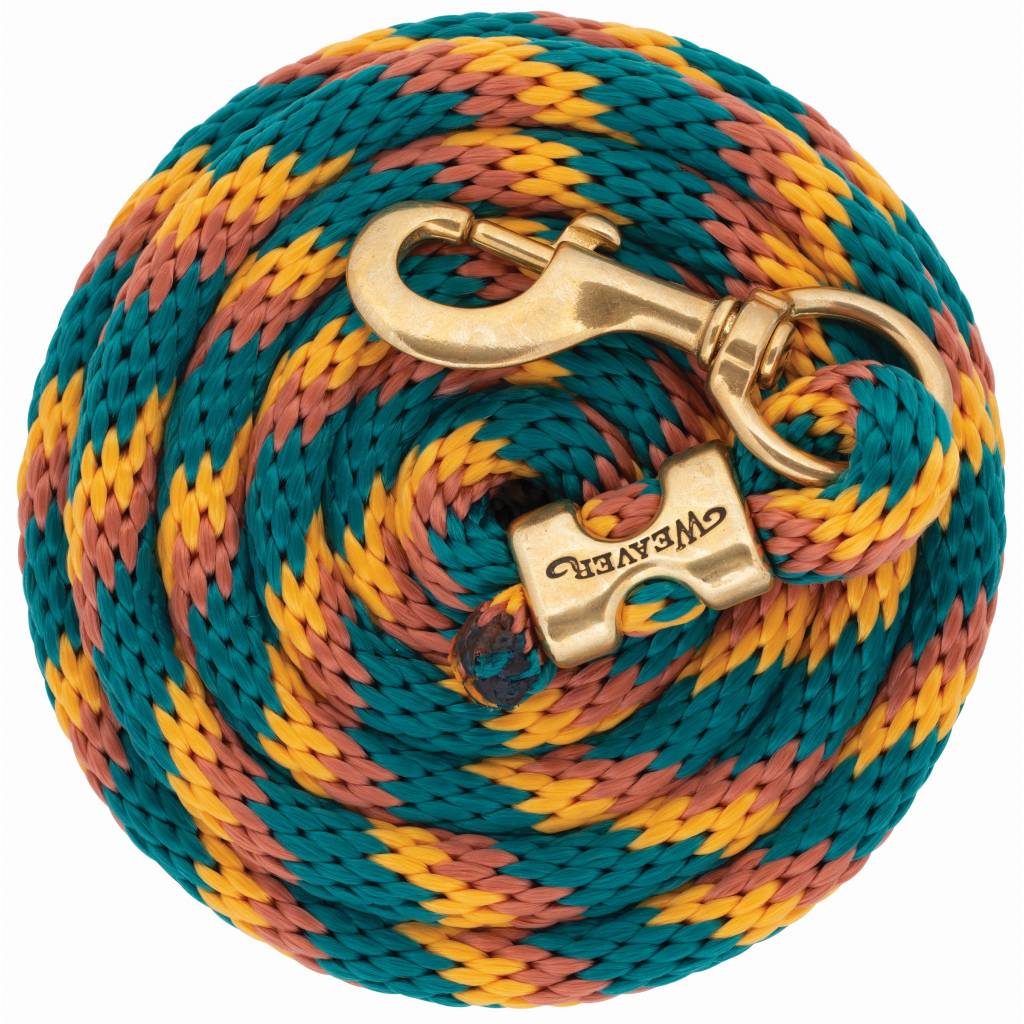 Weaver Leather Poly Lead Rope with Solid Brass 225 Snap