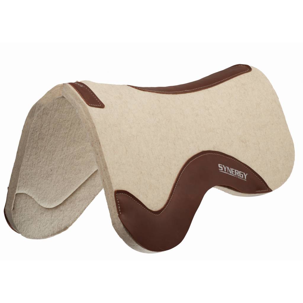 Weaver Synergy Contoured CloseContact Performance Saddle Pad- 1"