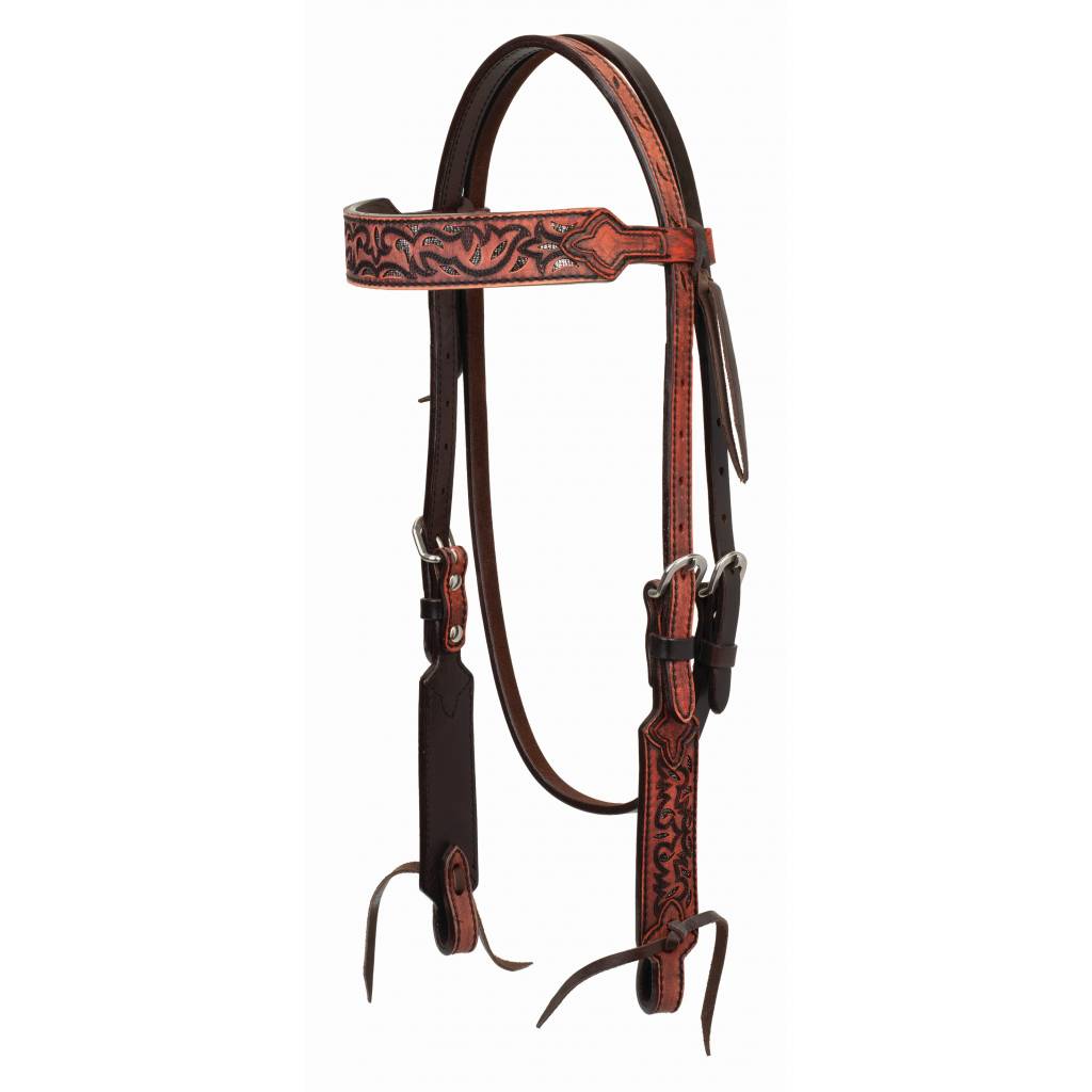 Weaver Turquoise Cross Pioneer 5/8"Browband Headstall