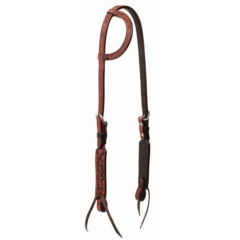 Weaver Turquoise Cross Pioneer 5/8"Sliding Ear Headstall