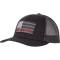 Rattler Rope Snapback Ball Cap with Rubber American Flag Patch
