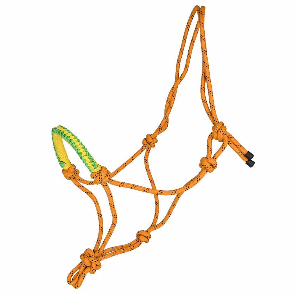 Tabelo Rope Halter with Braided Noseband