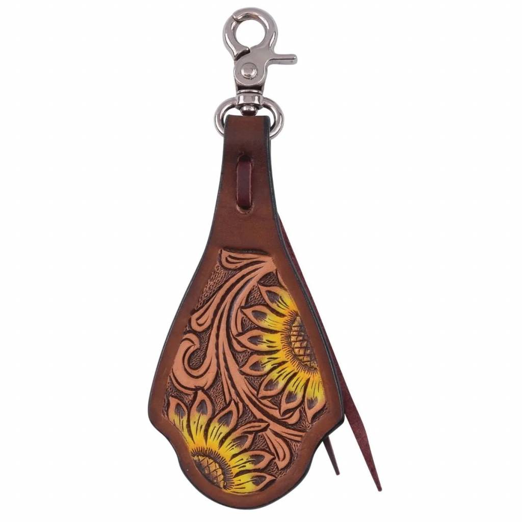 Circle Y Bright Sunflower/Acorn Saddle Charm