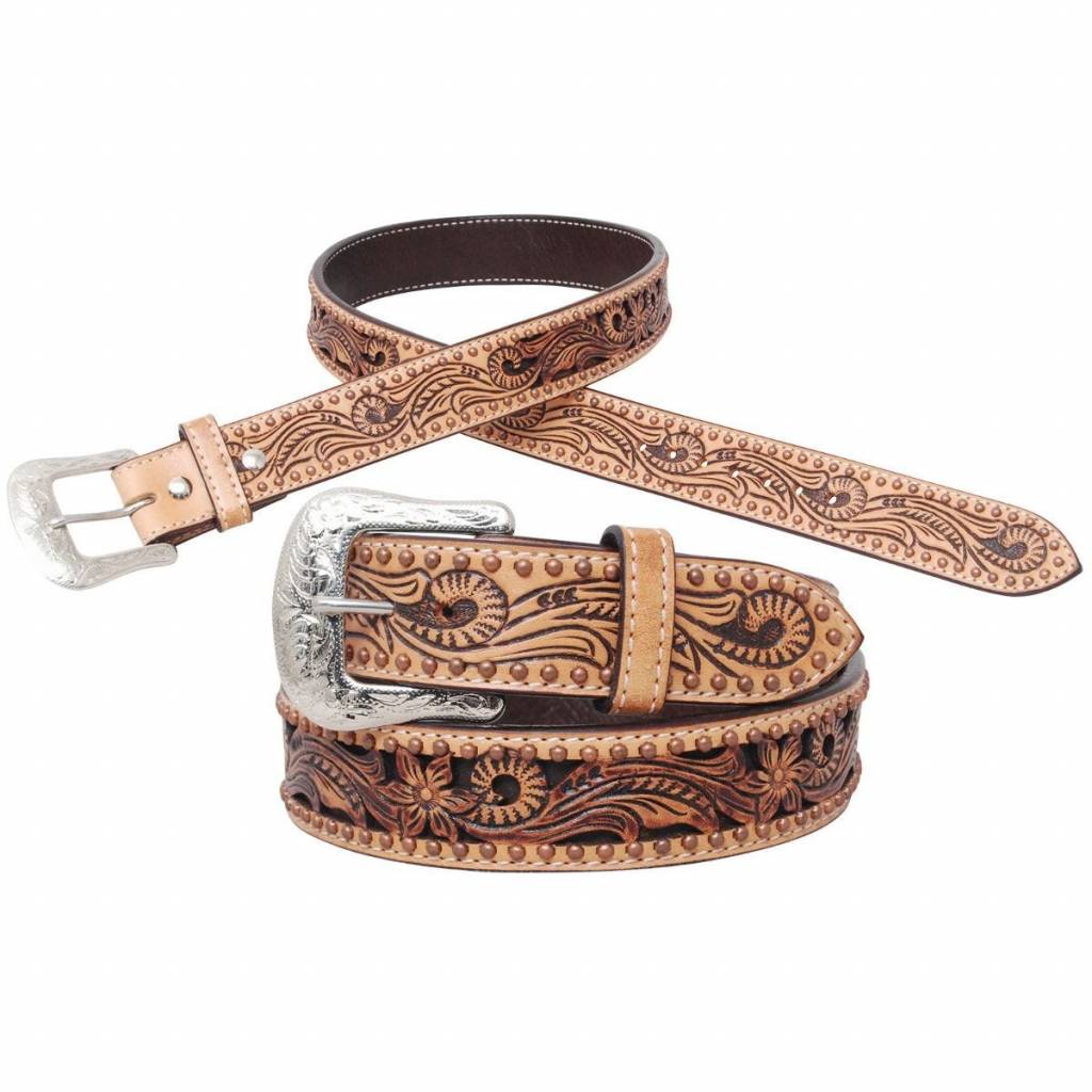 Circle Y Texas Flower Classic Belt