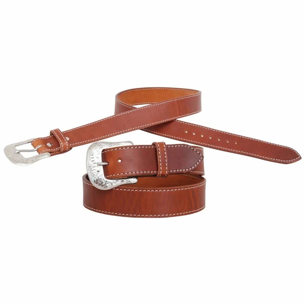 Circle Y Plain Double Ply Leather Belt