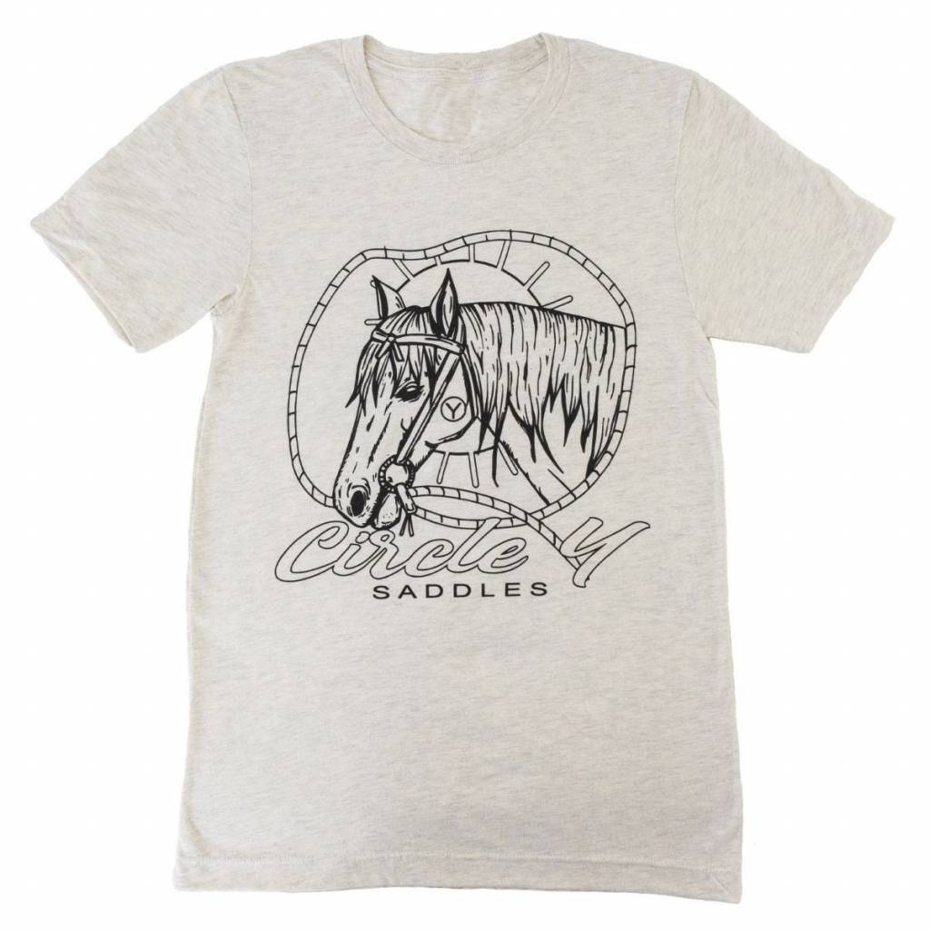 Circle Y Horse Outline Tee Shirt