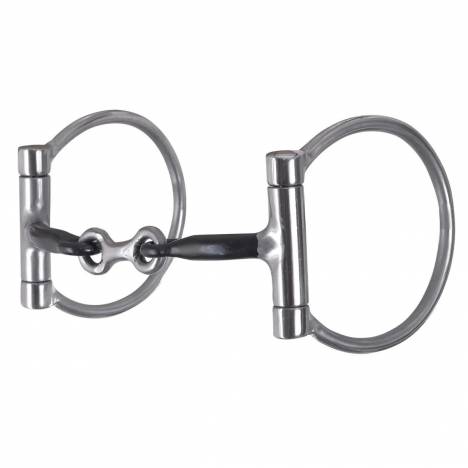 Reinsman Diamond R Offset D-Ring Snaffle Bit