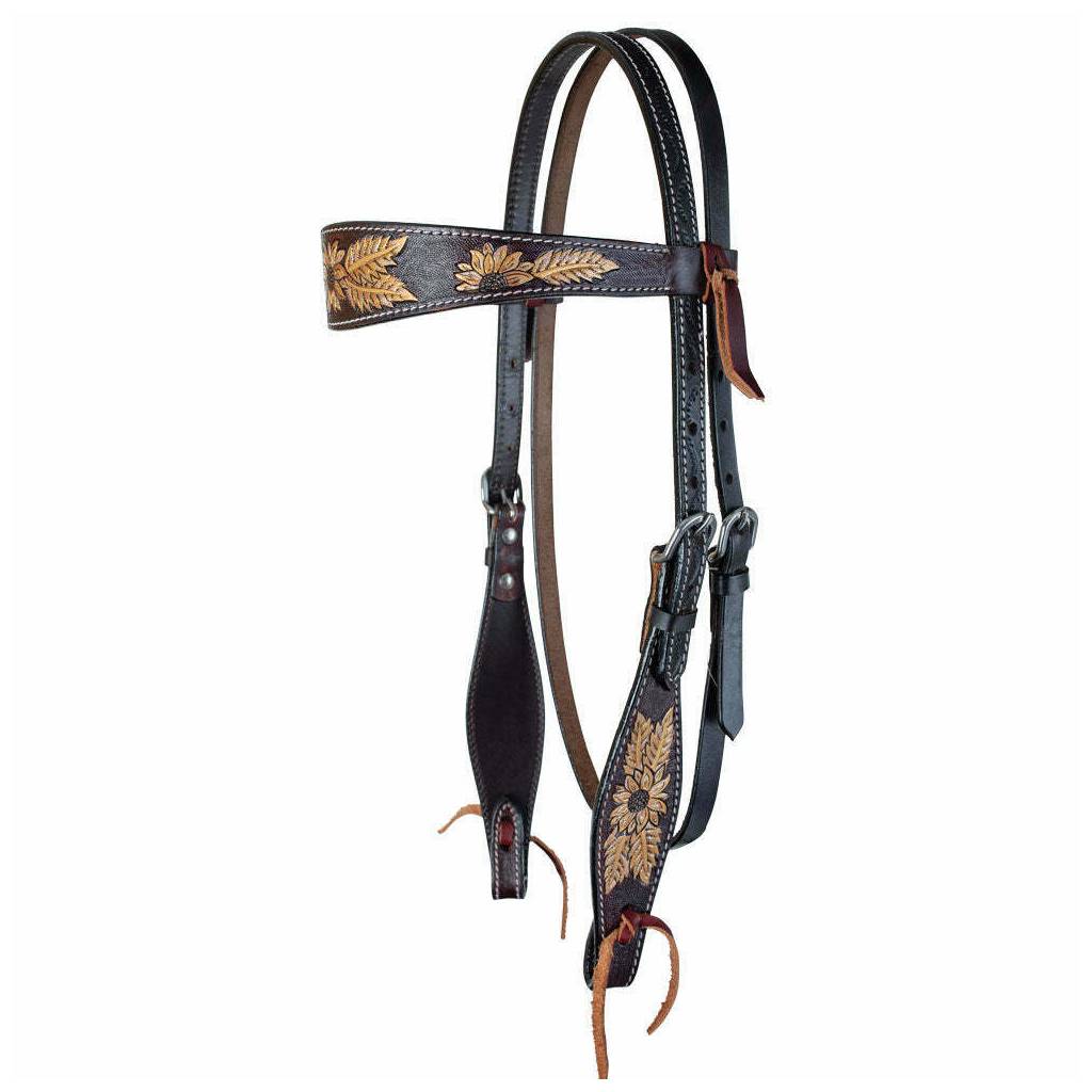 Circle Y Golden Sunflower Browband Headstall