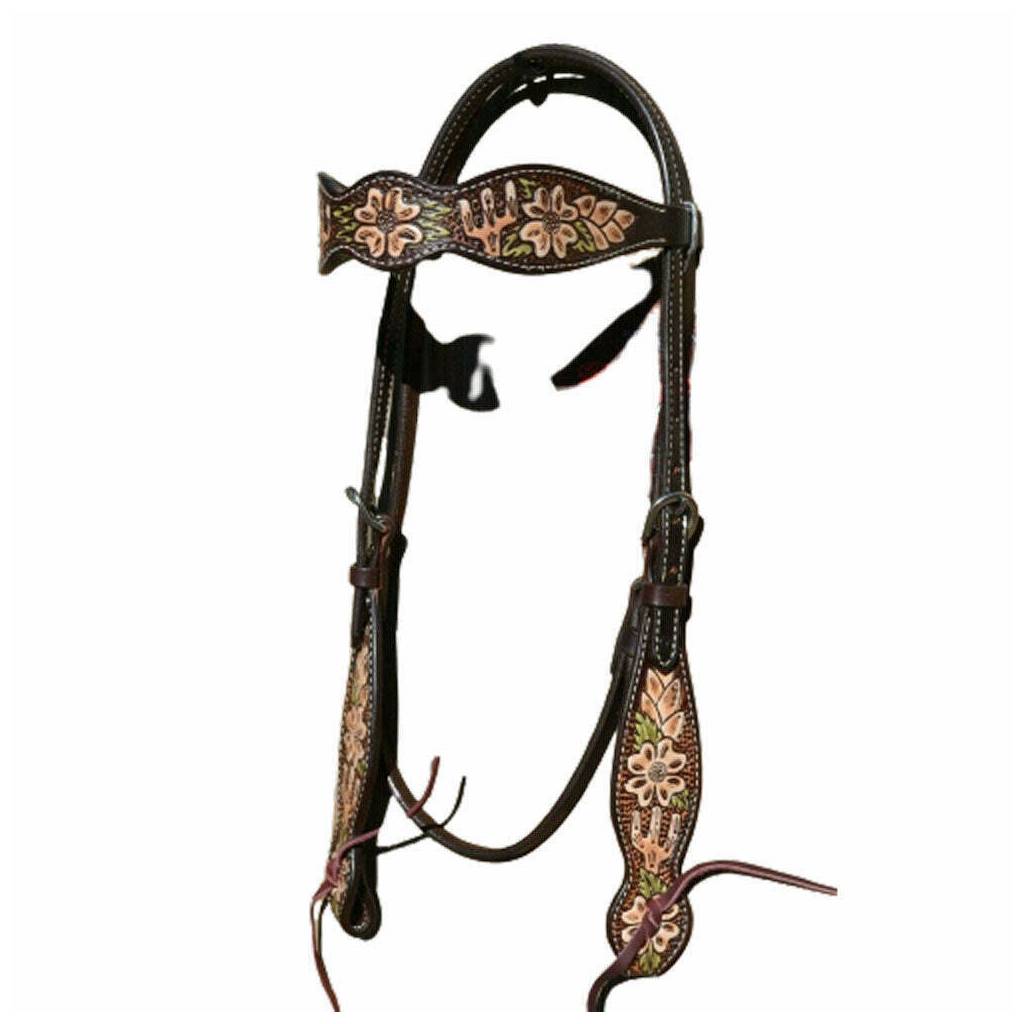 Circle Y Dogwood Desert Browband Headstall