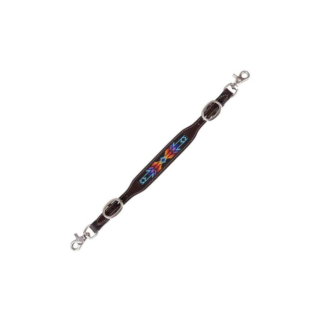 Circle Y Bead Inlay Wither Strap