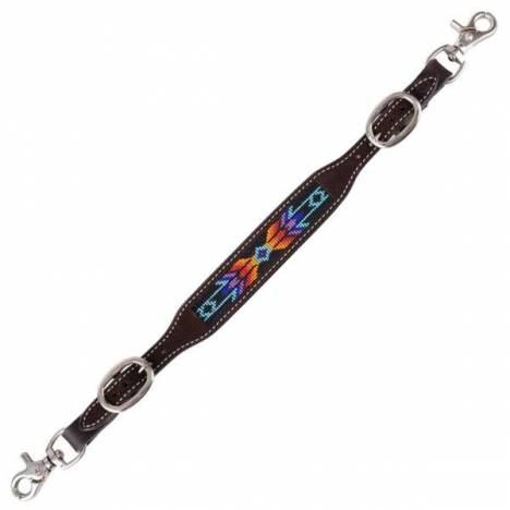 Circle Y Bead Inlay Wither Strap