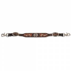 Circle Y Distressed Beaded Wither Strap