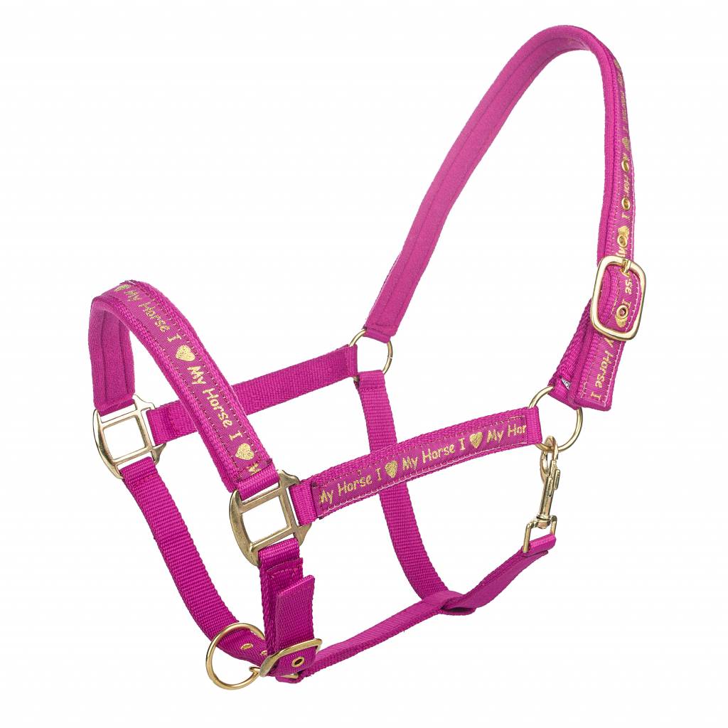 Tabelo I LOVE MY HORSE Halter with Snap