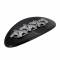 1928 Jewelry Black Pewter Racing Horses Hair Barrette
