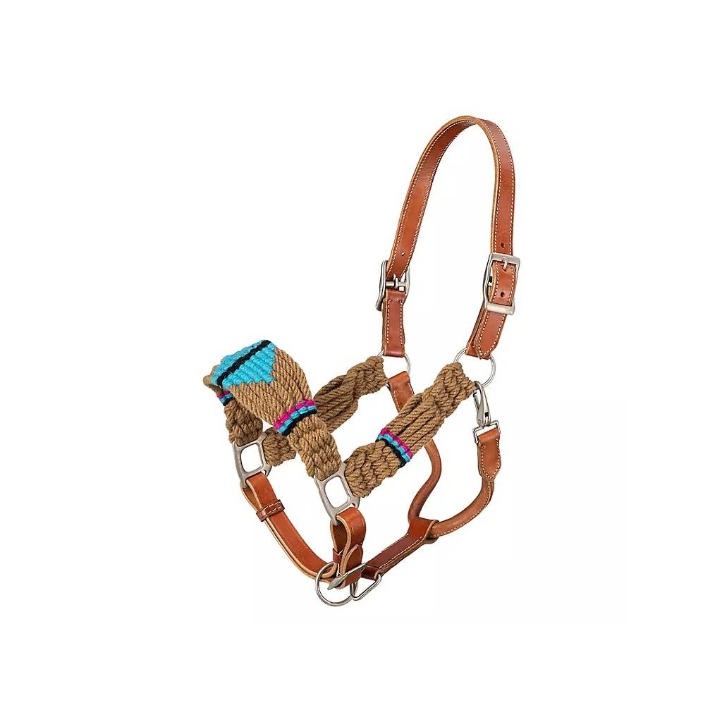 Tough-1 Wool String/Leather Halter