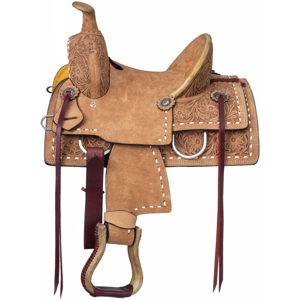 Royal King Kirby Kids Roughout Roper Saddle