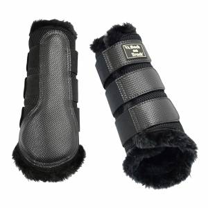 Back On Track 3D Mesh Splint/Brush Boots with Fur - Pair