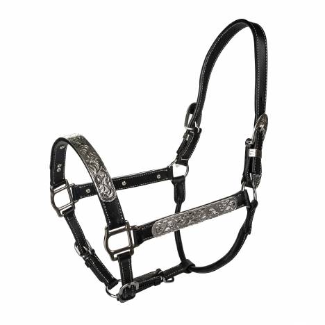 TABELO Leather Halter with Silver