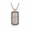 Montana Silversmiths American Legends Cross Dog Tag Necklace