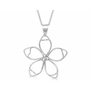 Montana Silversmiths Tipped Up Flower Necklace