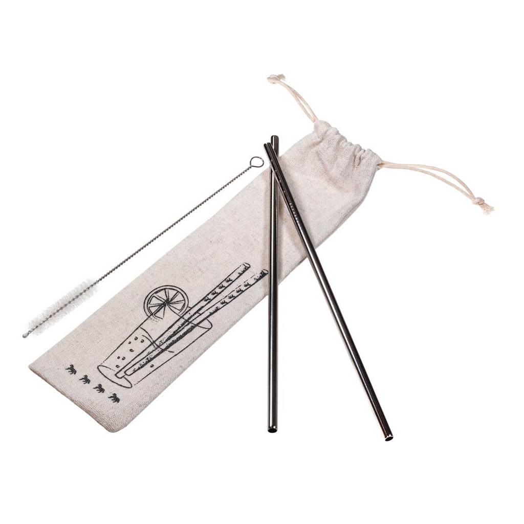 Kelley Metal Drinking Straw Set