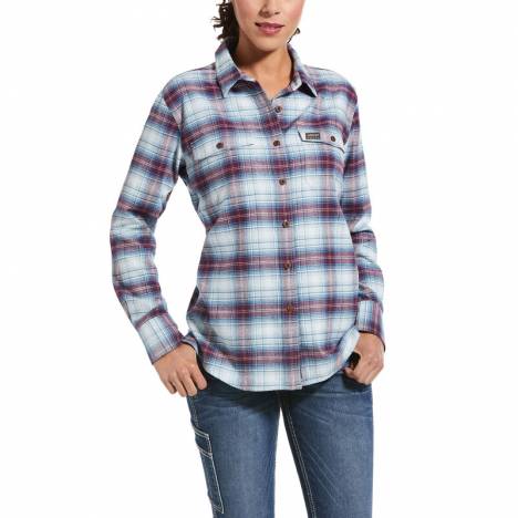 Ariat Ladies Rebar Flannel DuraStretch Work Shirt