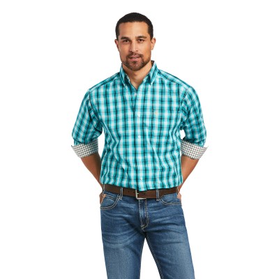 Ariat Mens Wrinkle Free Hank Classic Fit Shirt