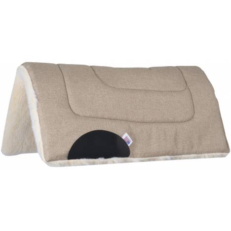 Mustang Brushed Denim Pony Pad with Fleece Bottom