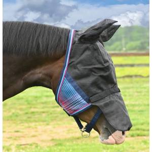 Kensington Uviator Catchmask 90% UV Fly Mask with Removable Nose & Soft Ears