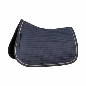 Horze Glarus Quick Dry All Purpose Saddle Pad with Rose Gold Braid Piping