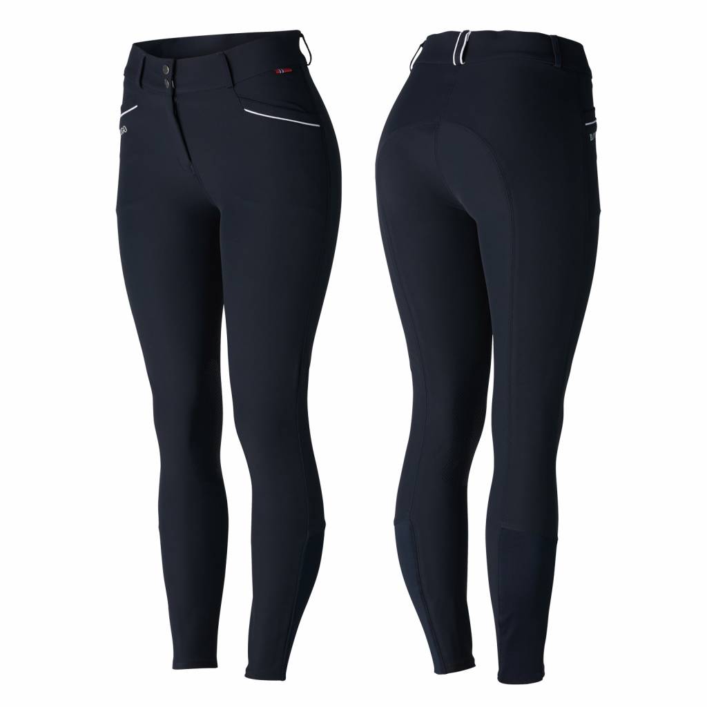 B Vertigo Ladies Patricia High Waist Silicone Knee Patch Breeches