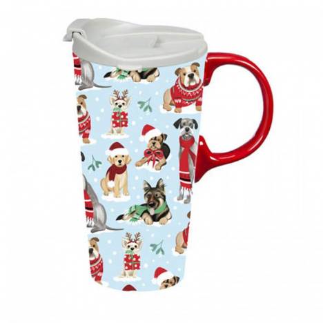 Happy Howlidays Boxed Travel Mug