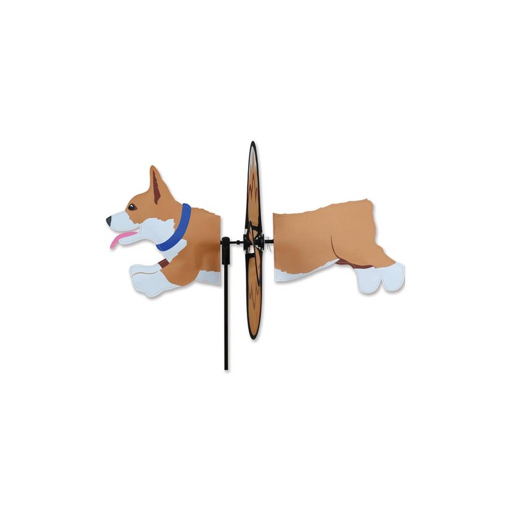 Outdoor Garden Spinner - Corgi