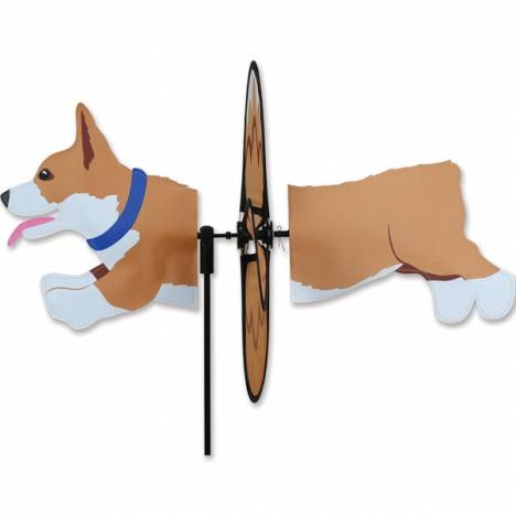 Outdoor Garden Spinner - Corgi