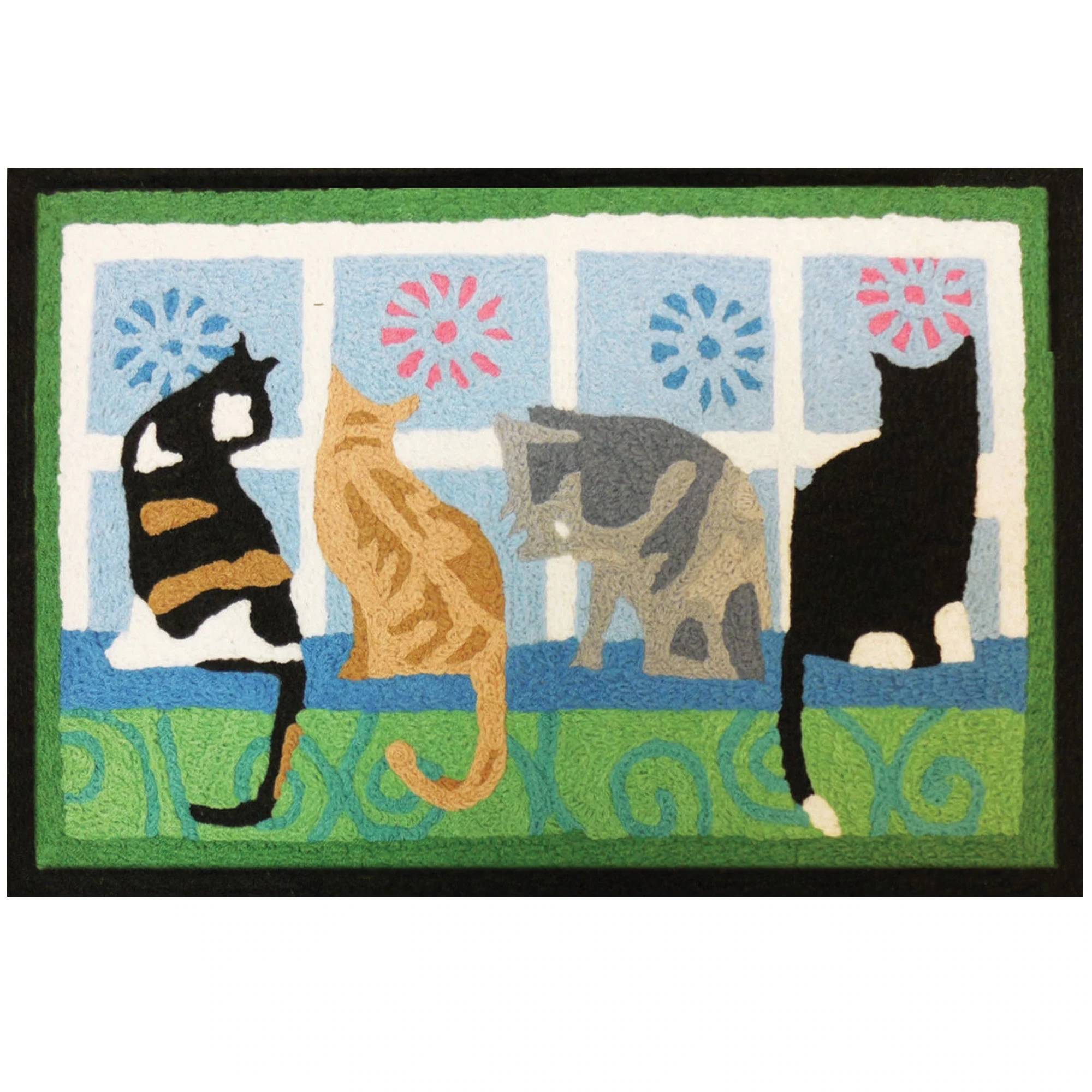 Kitties In Window Rug