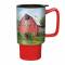 Red Barn Travel Mug