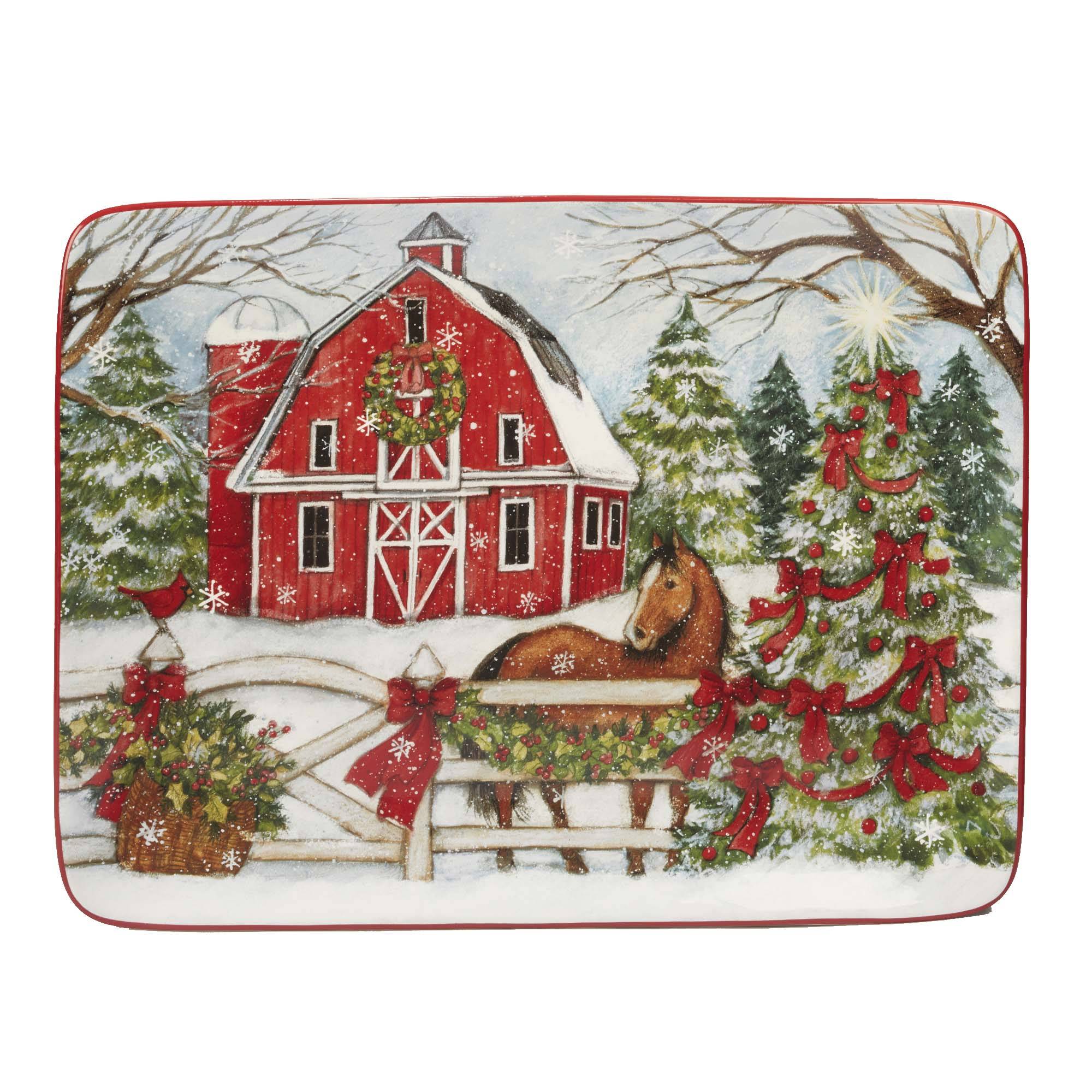 4-334607 Holiday Heartland Platter sku 4-334607