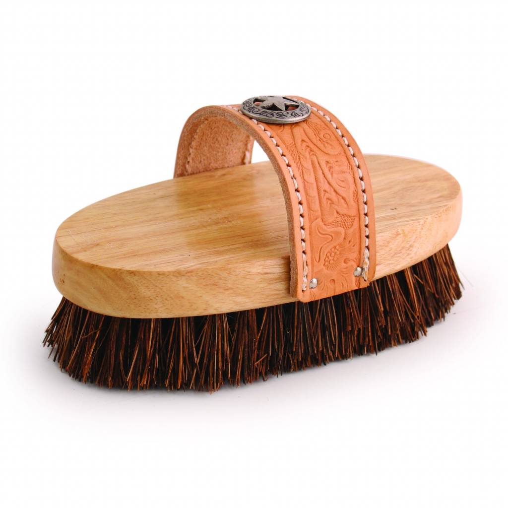 Cowboy Palmyra Oval Mud Brush